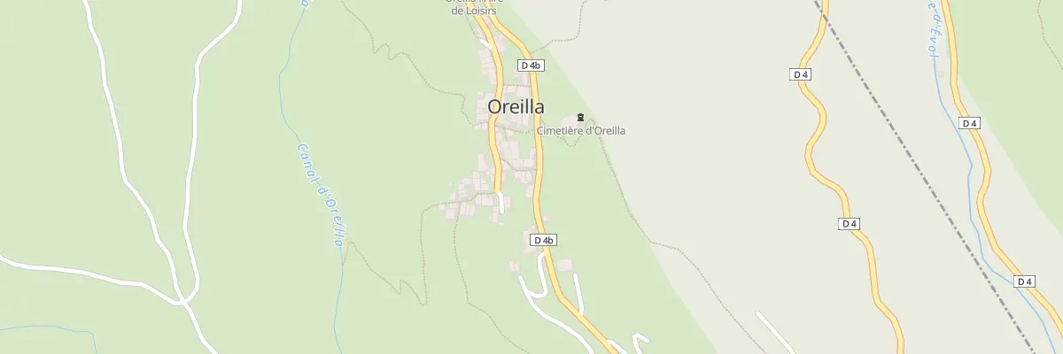 Plan du 29 Le Village à Oreilla