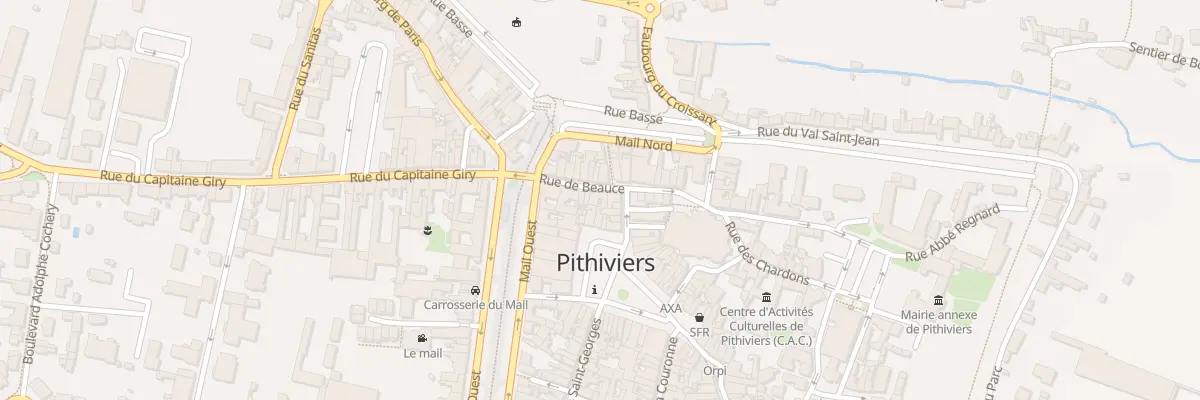 Plan du 3 Rue de Beauce à Pithiviers