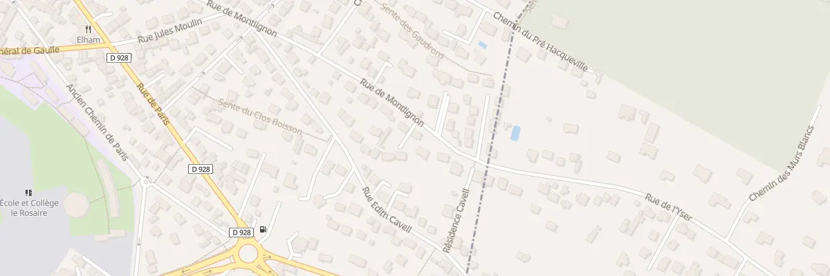 Plan du 74B Rue de Montlignon à Saint-Leu-la-Forêt