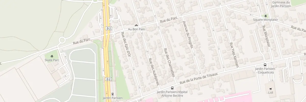 Plan du 37 Rue des Aubépines à Clamart