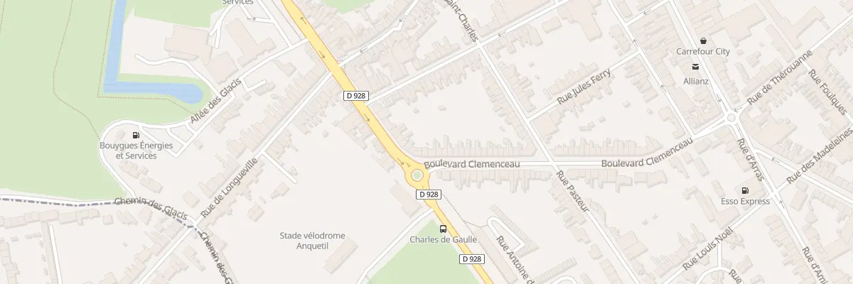 Plan du 24 Bd Clémenceau à Saint-Omer