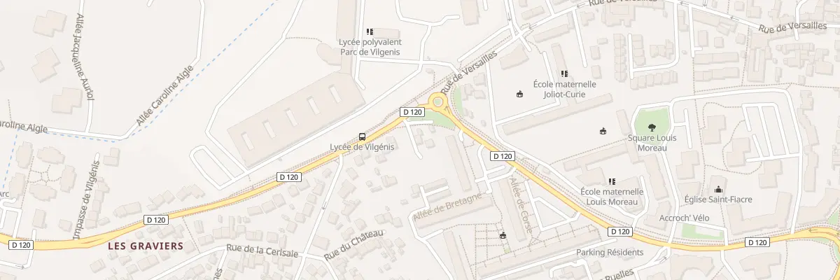 Plan du 93 Rue de Versailles à Massy