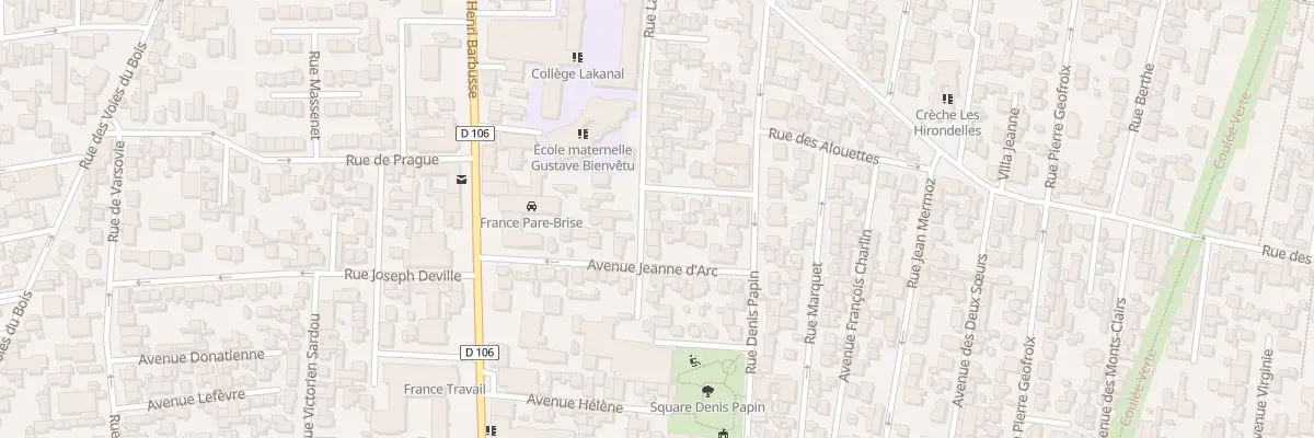 Plan du 41 Rue Lazare Carnot à Colombes