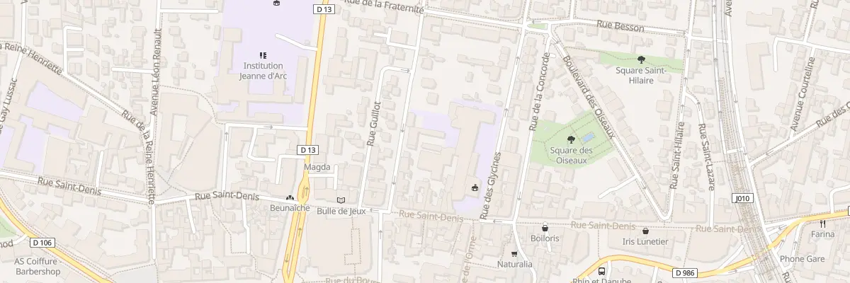 Plan du 10 Rue Labouret à Colombes