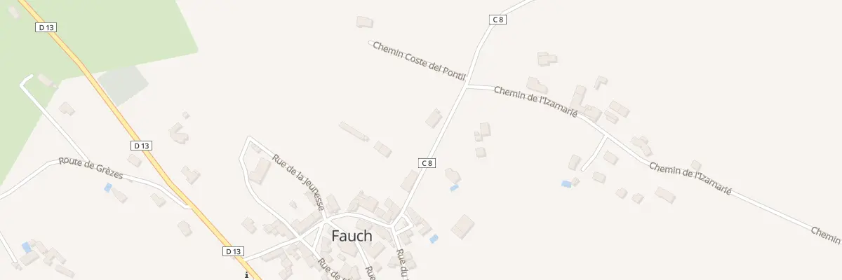 Plan du 3 Rte de Villefranche à Fauch