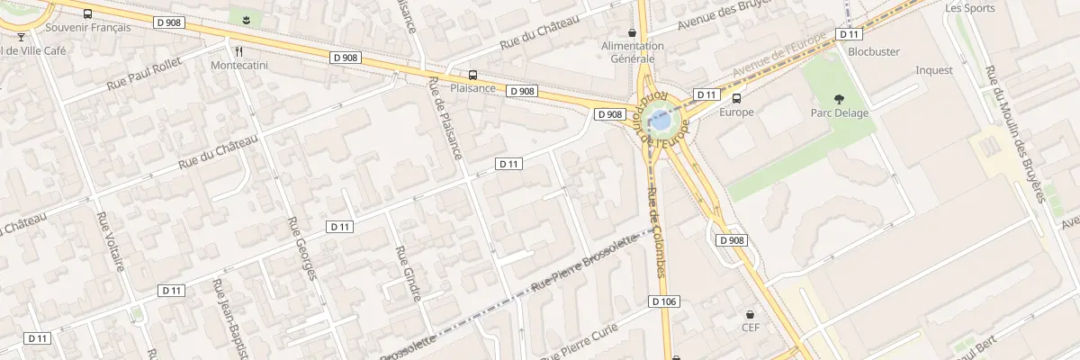Plan du 11 Rue Raymond Ridel à La Garenne-Colombes