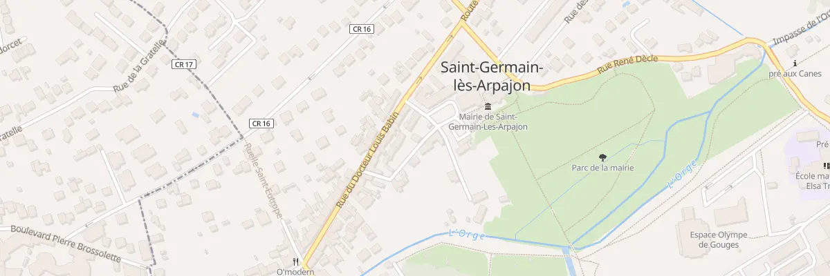 Plan du 1 Rue Ernest Labbé à Saint-Germain-lès-Arpajon