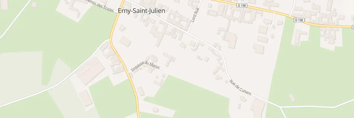 Plan du 2 Rue de Cuhem à Erny-Saint-Julien
