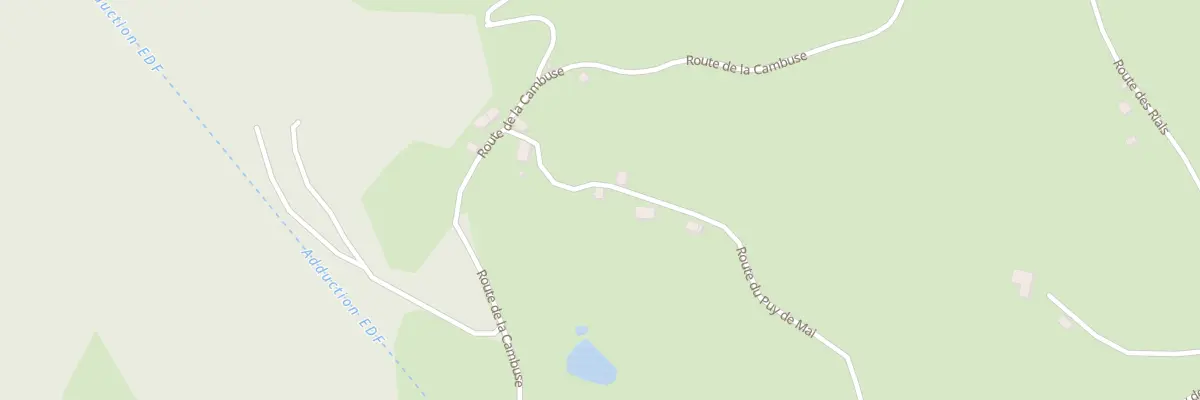 Plan du 5302 Le Fayet à Chalvignac
