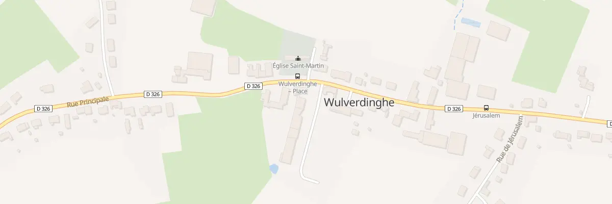 Plan du 1110 Rue Principale à Wulverdinghe