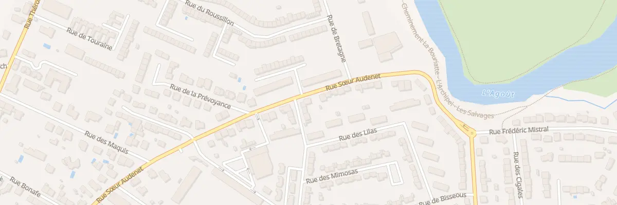 Plan du 168 Rue Soeur Audenet à Castres