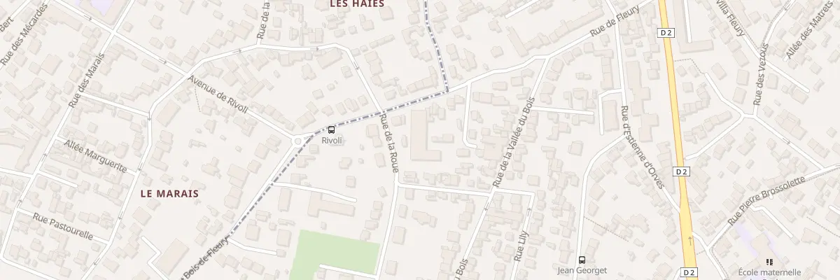Plan du 153 Rue de Fleury à Clamart