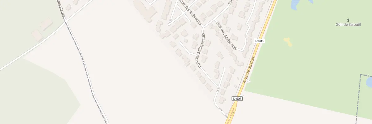 Plan du 32 Rue des Millepertuis à Salouël