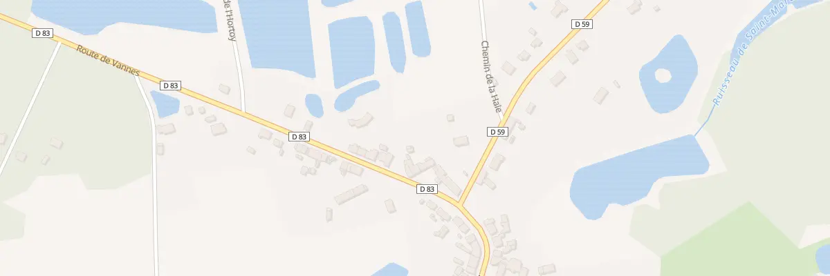 Plan du 10 Rte de Vannes à Isdes