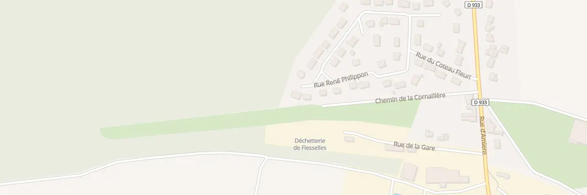 Plan du 36 Rue Rene Philippon à Flesselles