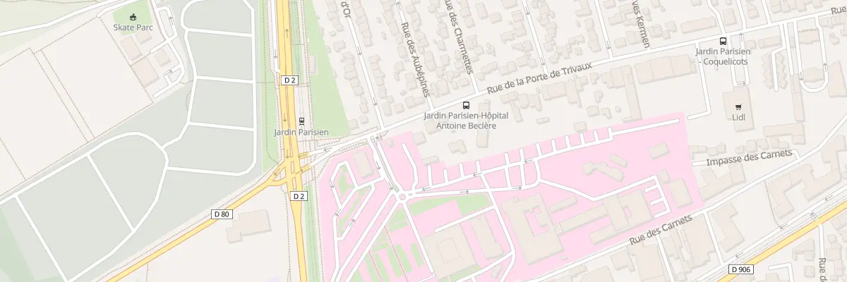 Plan du 153 Rue Porte de Trivaux à Clamart