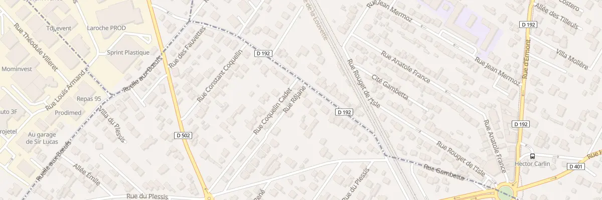 Plan du 59 Rue du Maréchal Joffre à Ermont