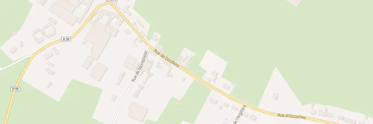 Plan du 13 Rue de Doullens à Outrebois