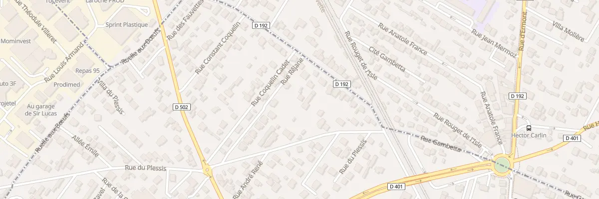 Plan du 55 Rue du Maréchal Joffre à Ermont