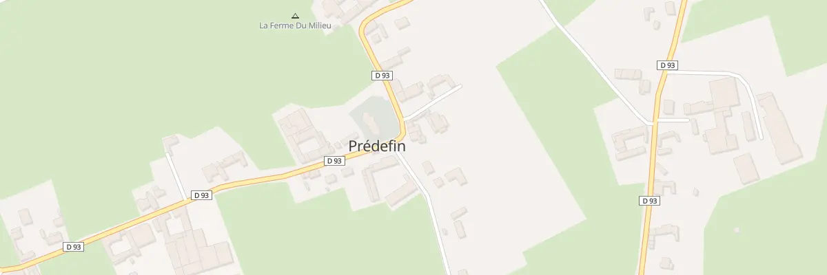 Plan du 27 Rue de l’Eglise à Prédefin