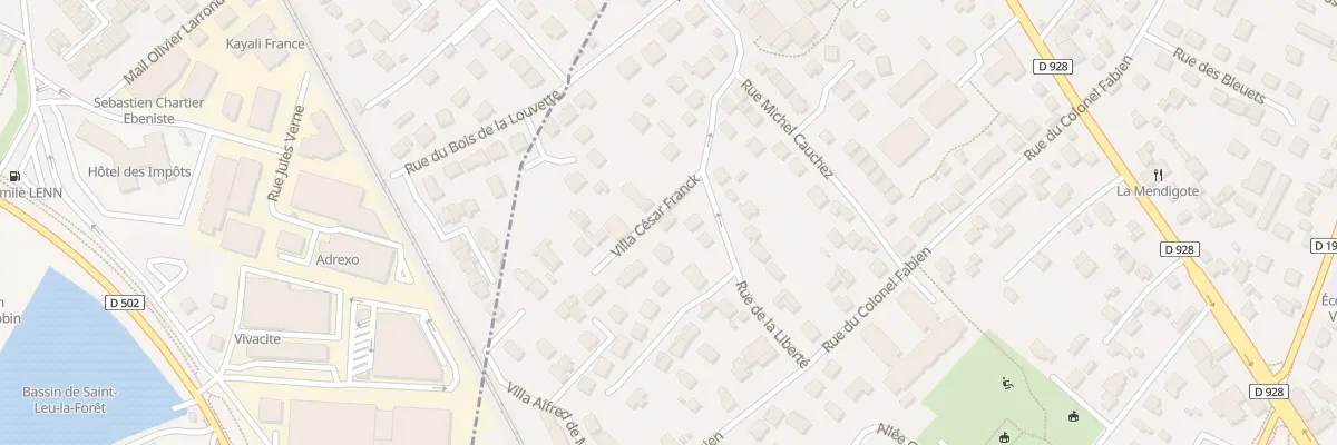 Plan du 9B Rue de la Liberté à Saint-Prix