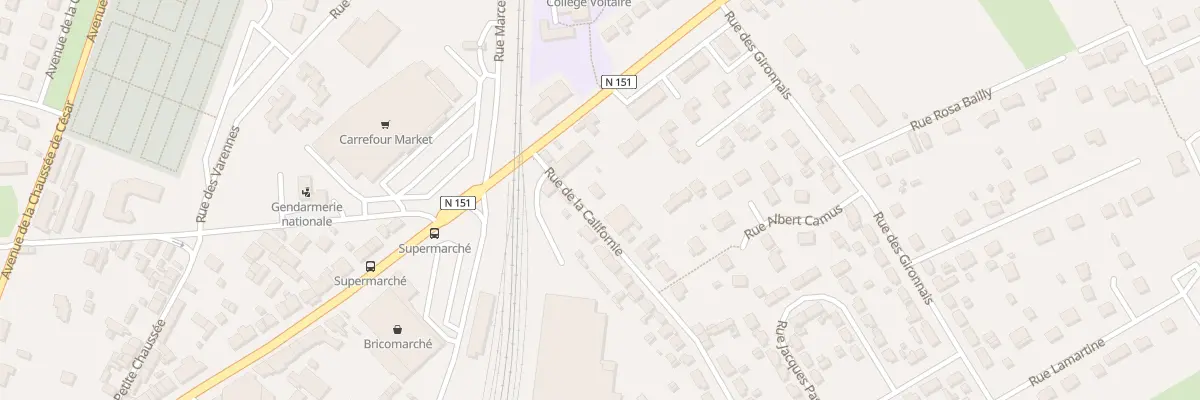 Plan du 5 Rue de la Californie à Saint-Florent-sur-Cher