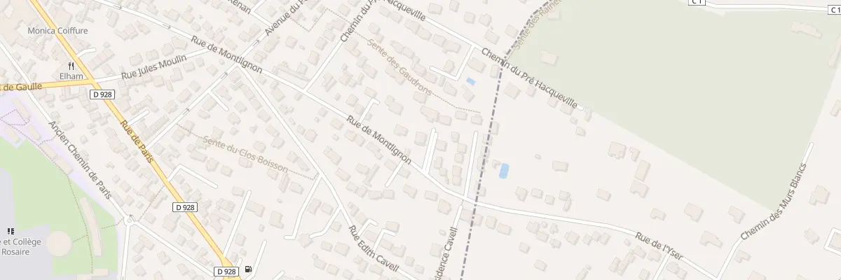 Plan du 83 Rue de Montlignon à Saint-Leu-la-Forêt