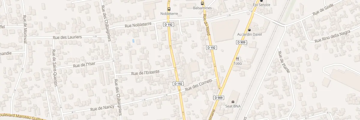 Plan du 44 Rue des Cloviers à Argenteuil