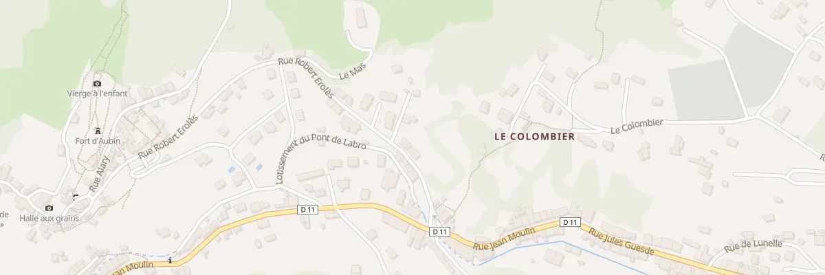 Plan du 21 Rue Robert Erolès à Aubin