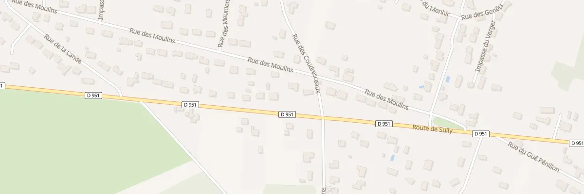 Plan du 44 Rue des Moulins à Neuvy-en-Sullias