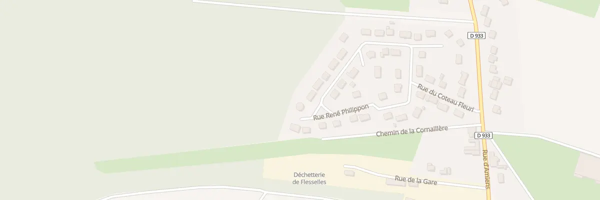 Plan du 34 Rue Rene Philippon à Flesselles