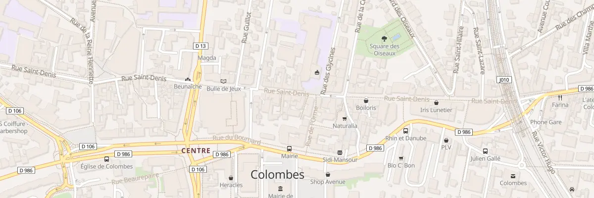 Plan du 55 Rue Saint-Denis à Colombes