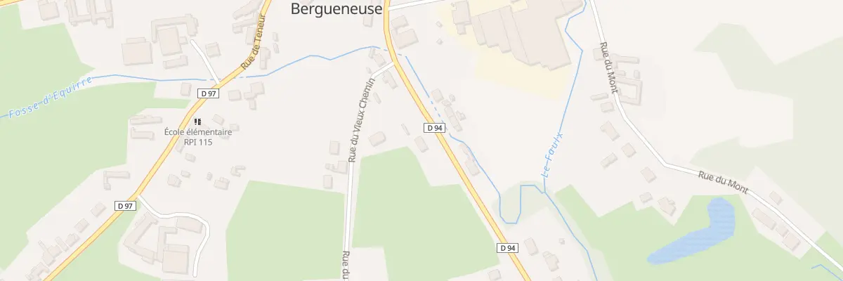 Plan du 11 Rue d’Anvin à Bergueneuse