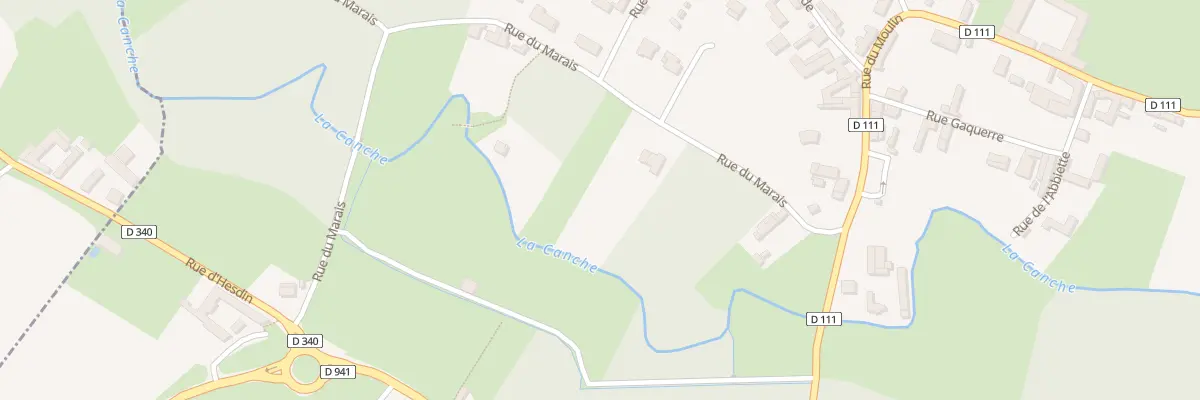 Plan du 3 Che du Marais à Ligny-sur-Canche