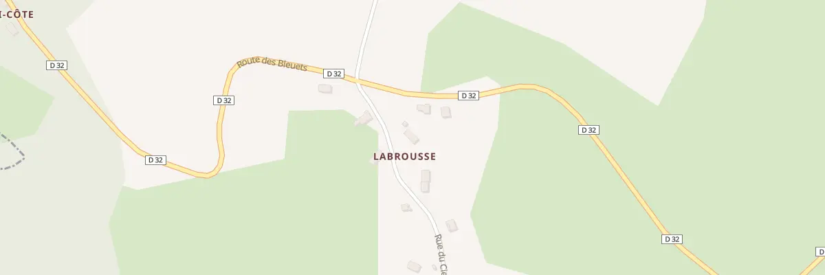 Plan du 5049 Labrousse à Omps