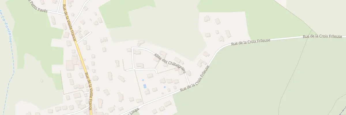 Plan du 4 All des Chataigniers à Béthemont-la-Forêt