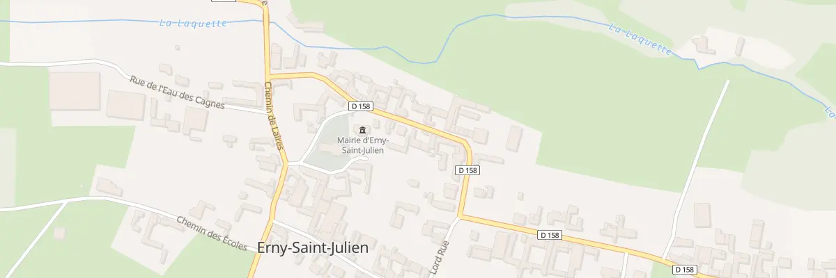 Plan du 18 Rue Basse à Erny-Saint-Julien