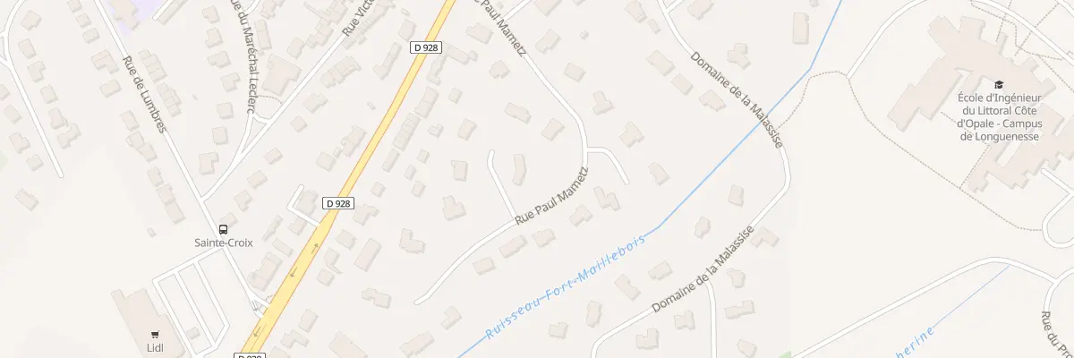 Plan du 5 Rue Paul Mametz à Longuenesse