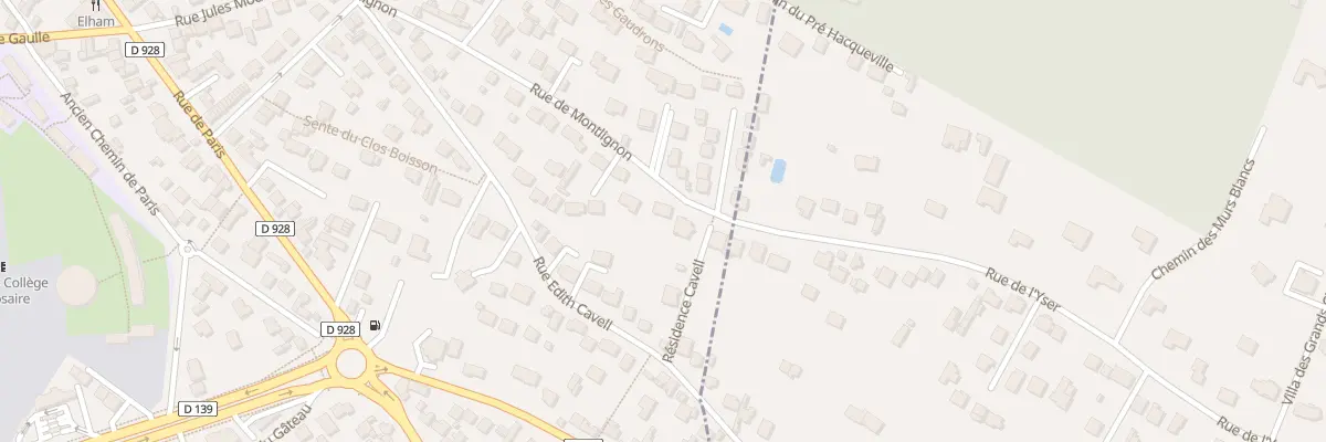Plan du 84 Rue de Montlignon à Saint-Leu-la-Forêt
