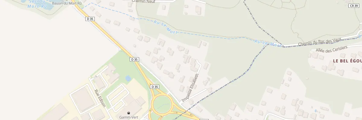 Plan du 107 Rte de Montlhéry à Nozay