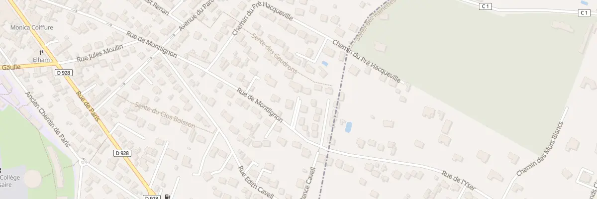 Plan du 85 Rue de Montlignon à Saint-Leu-la-Forêt