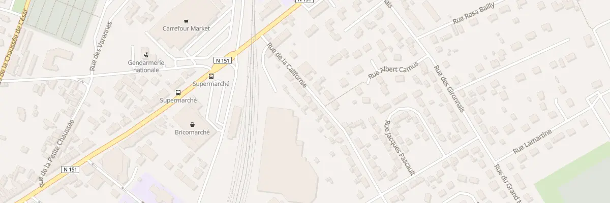 Plan du 12 Rue de la Californie à Saint-Florent-sur-Cher