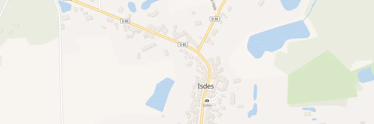 Plan du 1 Rte de Vannes à Isdes