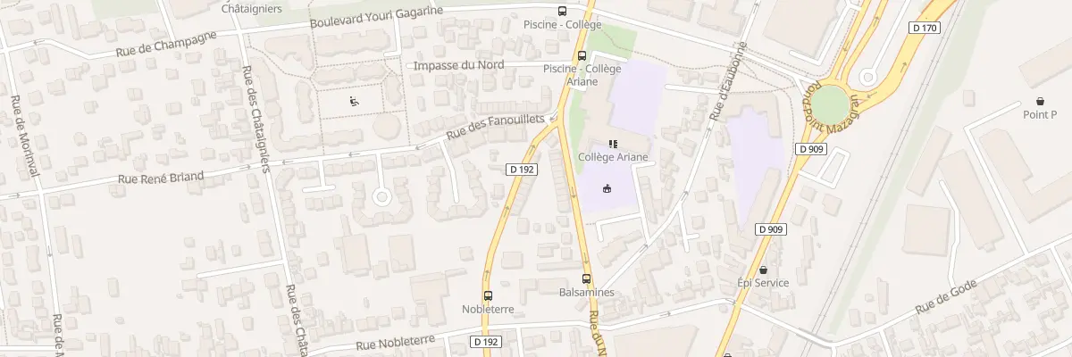 Plan du 84 Rue des Cloviers à Argenteuil