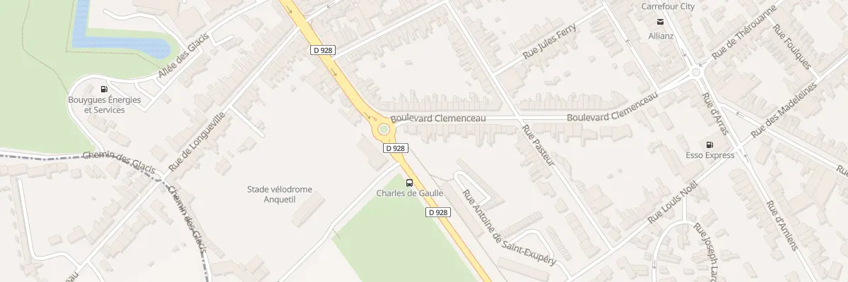 Plan du 33 Bd Clémenceau à Saint-Omer