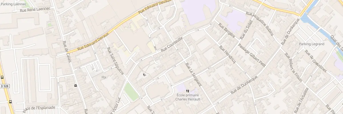 Plan du 36 Rue le Sergeant à Saint-Omer