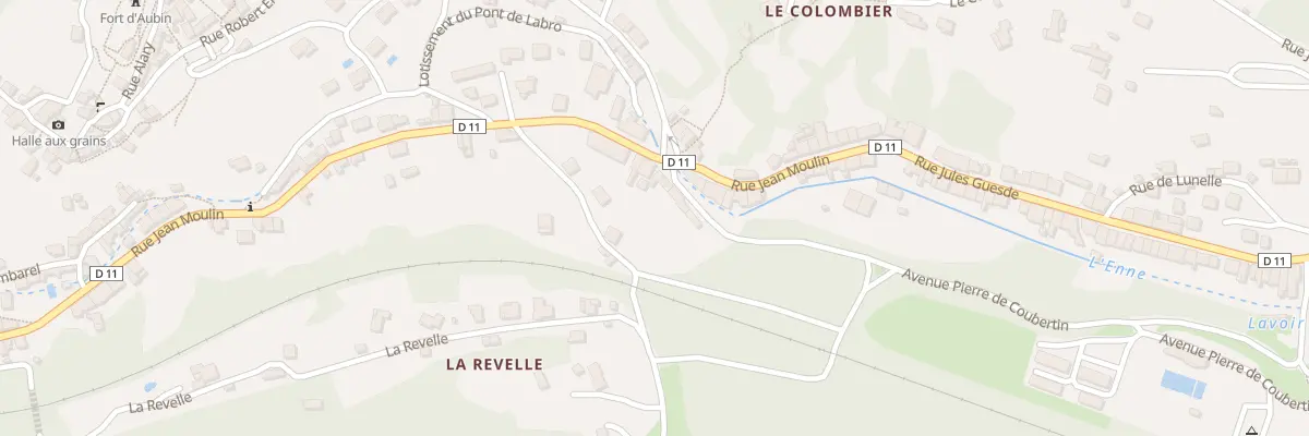 Plan du 60B Rue Jean Moulin à Aubin