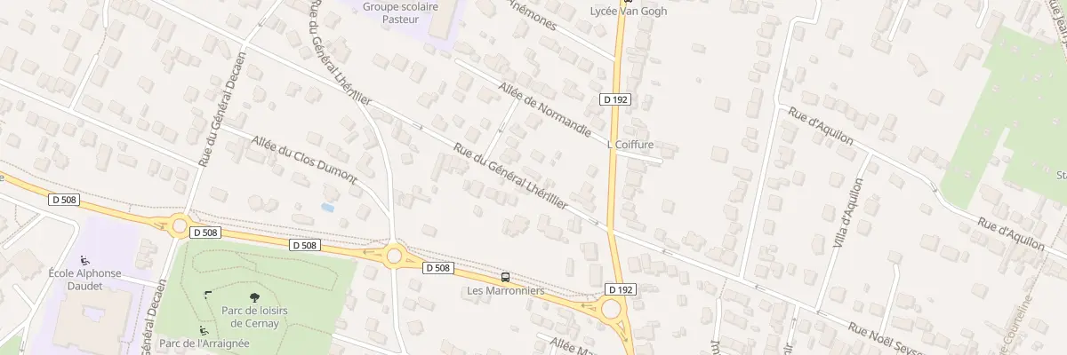 Plan du 23 Rue du Gal Lherillier à Ermont