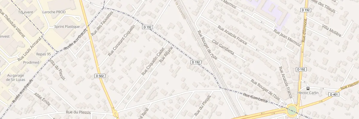 Plan du 57 Rue du Maréchal Joffre à Ermont