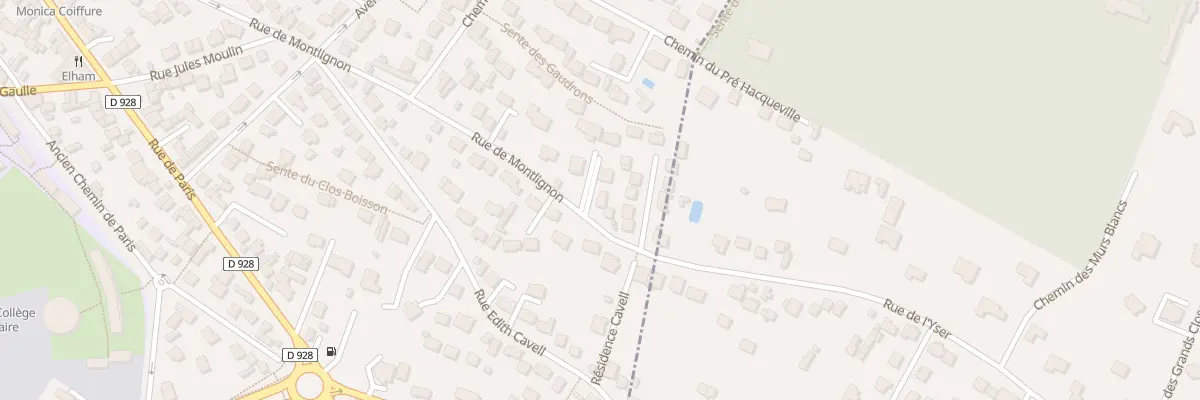 Plan du 89 Rue de Montlignon à Saint-Leu-la-Forêt